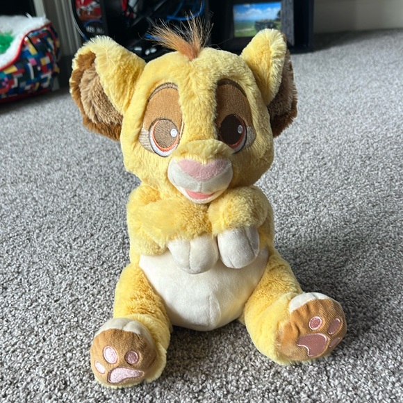 Disney Other - Disney Parks The Lion King Baby Simba Lion Newborn Plush Stuffed Animal